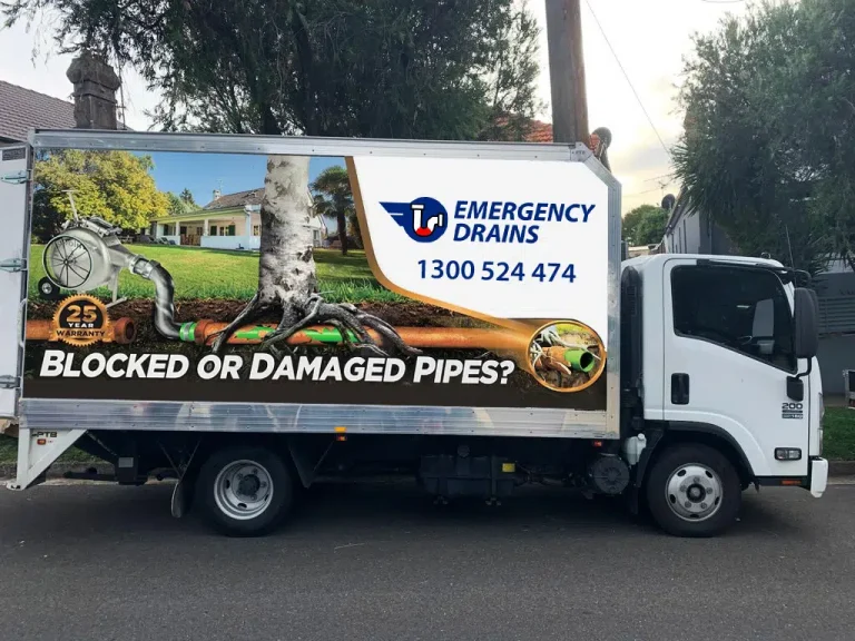 Emergency Drains Billboard Truck