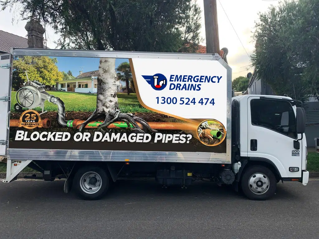 Emergency Drains Billboard Truck